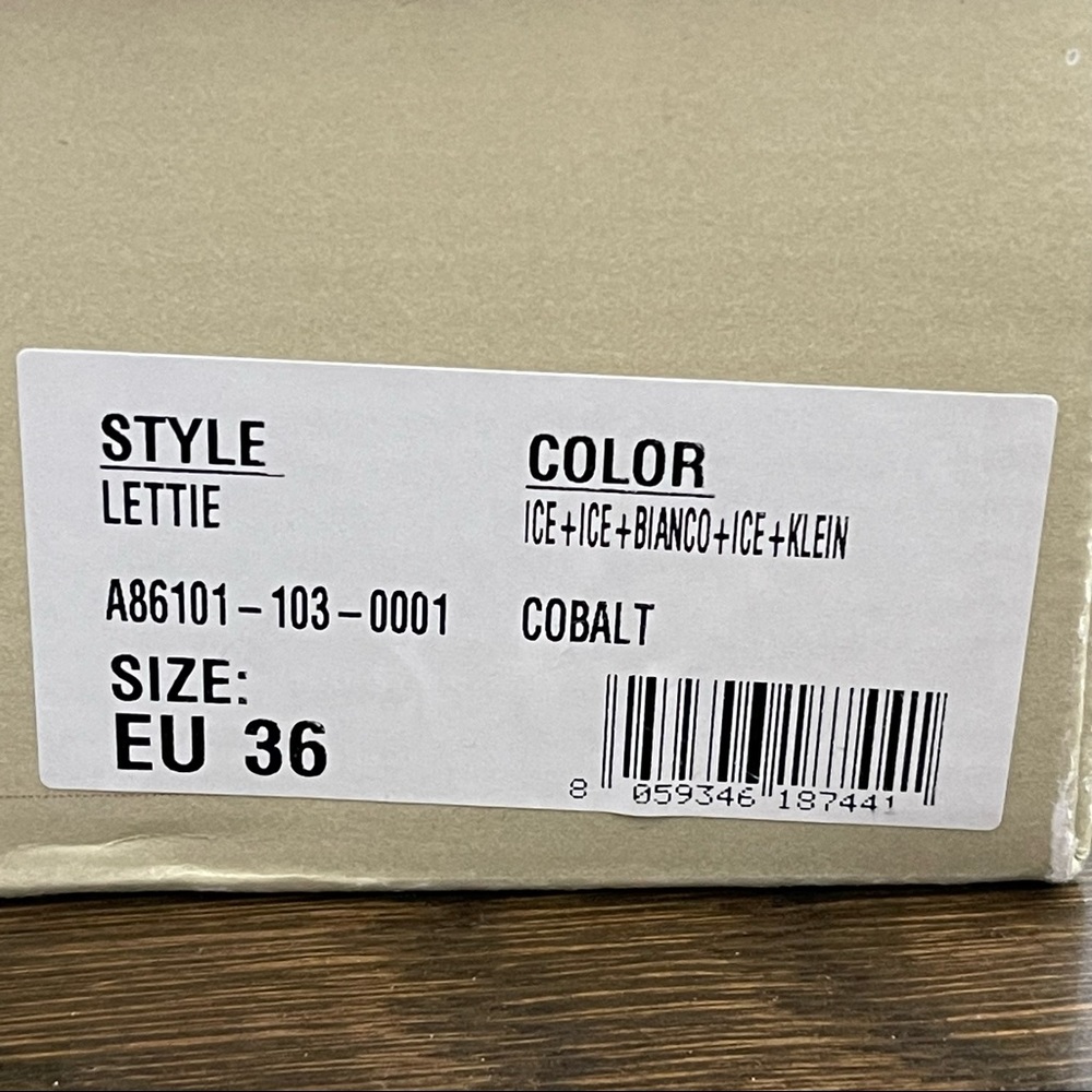 BNIB A.S. 98 Lettie Sneaker Blue/White ๐๐ค size 36/6 - Picture 7 of 16